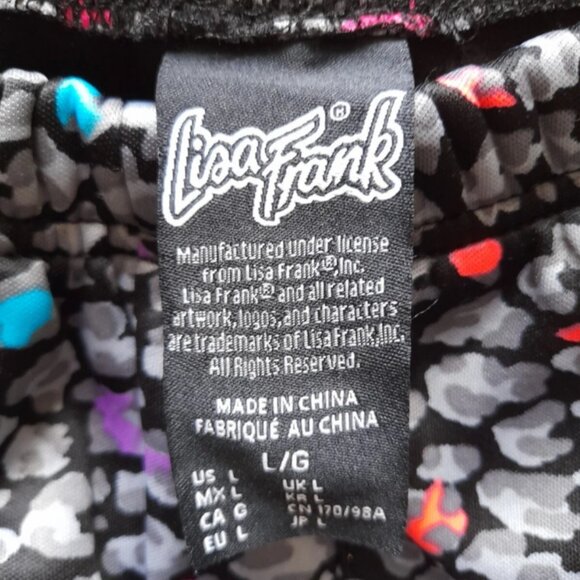 Lisa Frank Pants Children's Joggers Size Large Rainbow Leopard Print - Picture 5 of 16